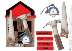 For the Builder in Your Life Happy Birthday Dad Brother Gran