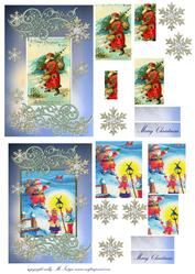 Mini Series Vintage Xmas C6 Size Card