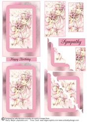 Beautiful Angel Happy Birthday with Sympathy
