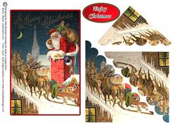 Santas Boys Are Coming to Town Enjoy Christmas