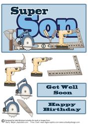 Super Son Happy Birthday Get Well Soon