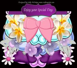 Fold and Flip Card Floral So Easy