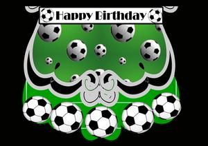 Fold and Flip Soccer Happy Birthday-soccer Mad