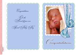 Congratulations on the Arrival of Your New Baby Boy