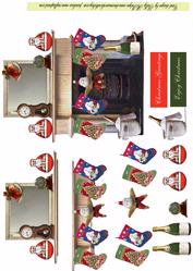 On the Mantle Piece 3D Your Own Mantlepiece for a Special Card