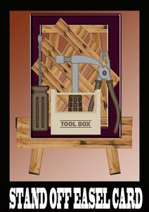 Master Builder Stand Off Easel Card