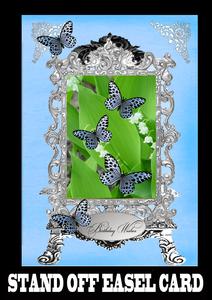 Butterfly Stand Off Easel Card