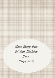Make Every Part of Your Birthday Have Happy in It