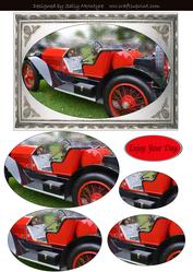 Red Cars Go Faster Enjoy Your Day