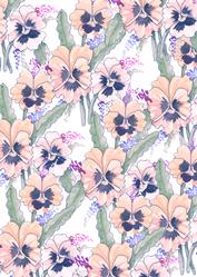 In the Pansy Patch Vintage