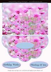 Peony Pretty in Pink Quick Card