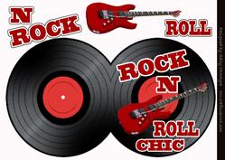 Rock N Roll Chic Shaped Card with 3D Elements