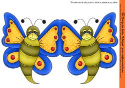 Butterfly Shaped Card