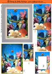 Underwater 2 Card Sheet
