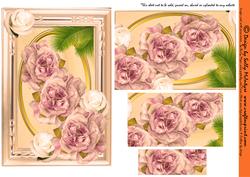 Apricot Roses Pyramid