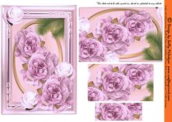 Purple Roses Pyramid