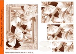 Sepia Roses Pyramid