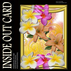Inside Out Card Frangipanni