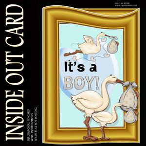 Inside Out Card Its a Boy