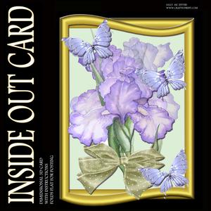 Inside Out Card Lilac Iris