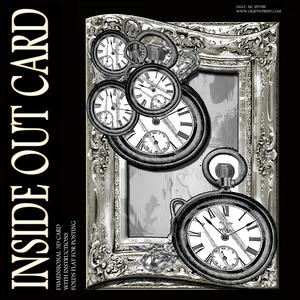 Inside Out Card Antique Fob Watch