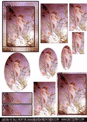 Fairy Time Pink 2 Card Sheet