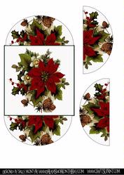 Poinsettia and Pineneedles
