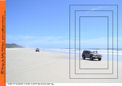 Four Wheel Drive on the Beach Insert or Quick Print and Fol