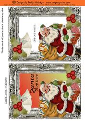 Quick Card Santa Stop Here