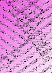 Musical Back Ground Pinks