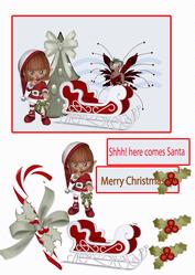 Shhh Here Comes Santa