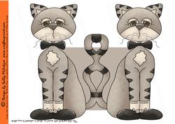 Cat Shaped Card