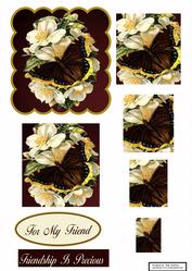Fly Away Butterfly for My Friend Friendship is Special.