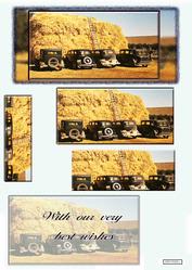 With Our Very Best Wishes Dl Great Card for a Male