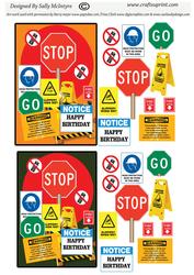 Stop and Go 2 Card Sheet