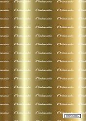 Christmas Wishes Backing Paper Gold