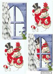 Through My Window There is Snow Men