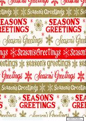 Seasons Greetings Background Vintage