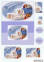 Foldback Card Pyramid Front Nativity