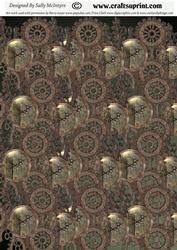 Steampunk Cogs and Clocks Great Male Background