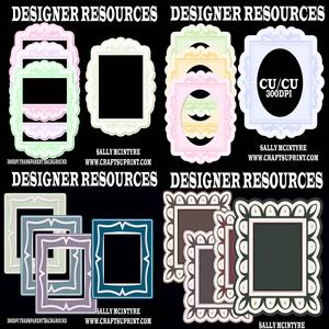 A Selection of Frames and Mats Png Format Transparent Backgr