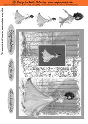 For a Special Lady in Black and White