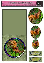 Kangaroo Stained Glass Antics Hello Friend