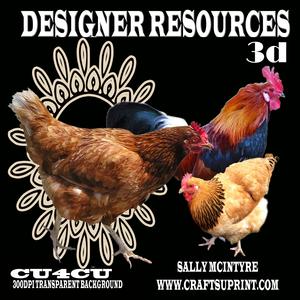 Chooks and Rooster& Frame