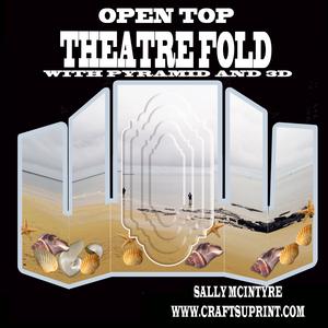 Open Top Theatre Fold with Pyramid and Decoupage
