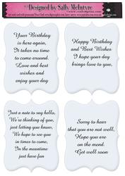Inserts for Cards Birthday Get Well Thinking of You