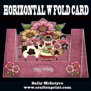W Fold Horizontal,how Does Your Garden Grow