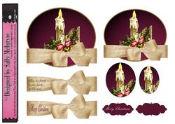 Candles at Christmas 2 Card Sheet
