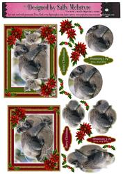 2 Up Christmas Australia Koala Bears