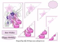 A Real Girl Card Wavy Edged Stacker
